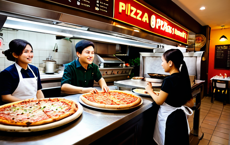 이탈리아 피자 종류 - Neapolitan Pizza**

A close-up shot of a freshly baked Neapolitan pizza. The pizza has a slightly ch...