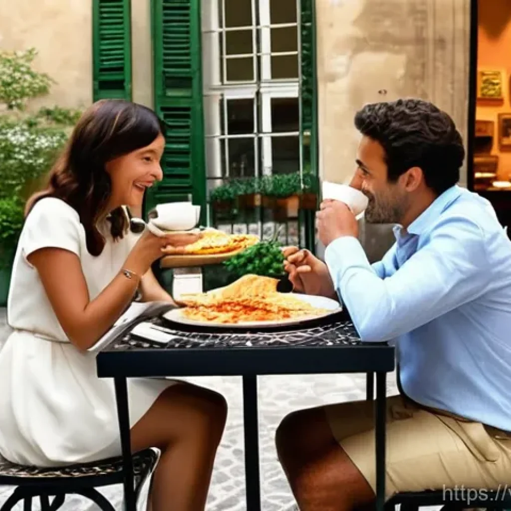 이탈리아와 프랑스 관계 - **Prompt 1: "The Grand European Tapestry of Culture and Cuisine"**
    "A vibrant and elegant indoor...