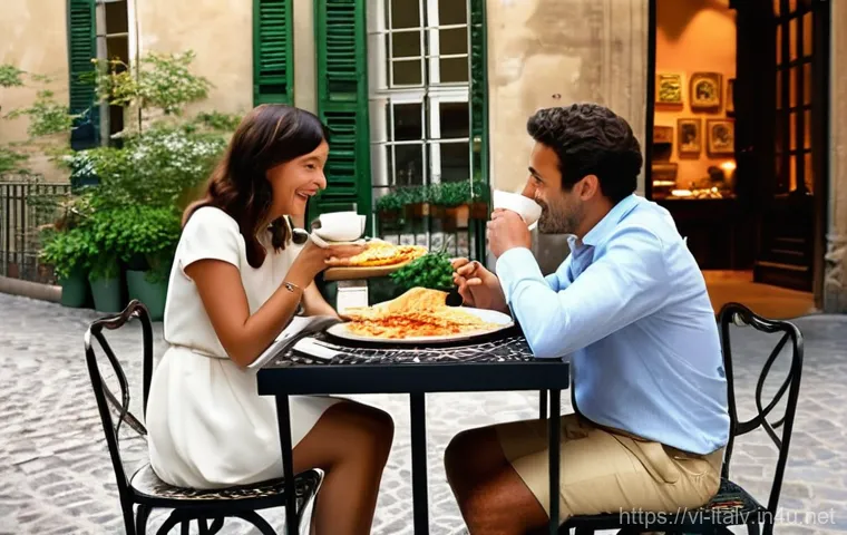 이탈리아와 프랑스 관계 - **Prompt 1: "The Grand European Tapestry of Culture and Cuisine"**
    "A vibrant and elegant indoor...