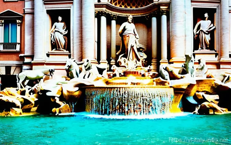 이탈리아 테러 사건 사례 - **Prompt 1: Vigilance at the Trevi Fountain**
    "A vibrant, sunny daytime scene at the bustling Tr...