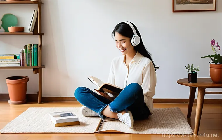 이탈리아어 공부 방법 추천 - **Prompt 1: Cozy Italian Language Immersion in a Vietnamese Home**
    A wide shot of a comfortable,...