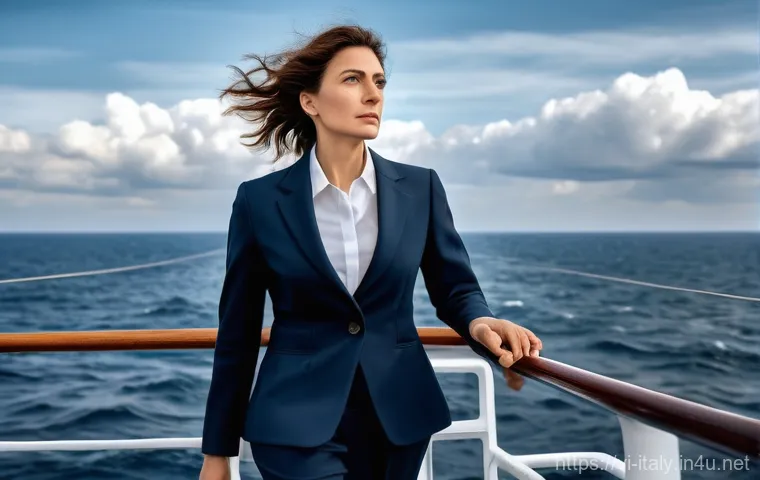 이탈리아 정치 스캔들 - **Prompt for Italian Economic Resilience:**
    "A determined female leader, wearing a sophisticated...