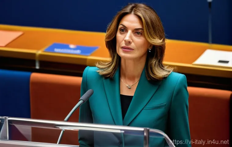 이탈리아 정치 스캔들 - **Prompt for Human-Centric Migration Narrative:**
    "A diverse group of individuals and families, ...